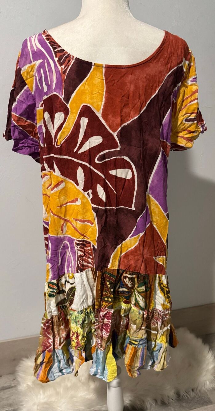 Jams World tropical print dress XL - Picture 4 of 7